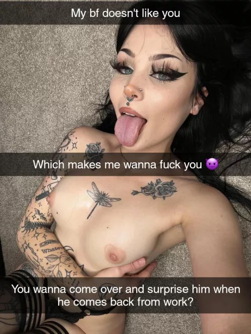 Cruel gf wants to surprise her bf