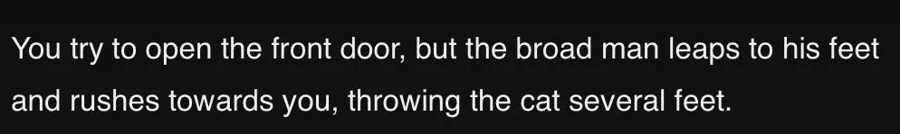 Crying. Poor cat 😭