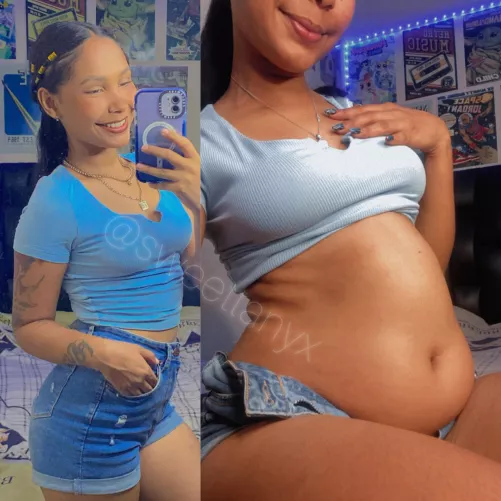 I want to gain 10kg more this month 🩵🐷