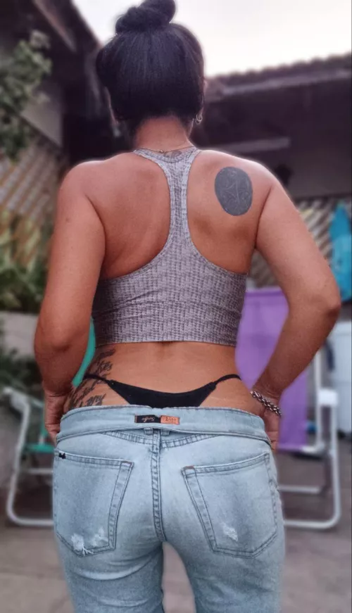 My jeans need the attention of a gentle guy	 