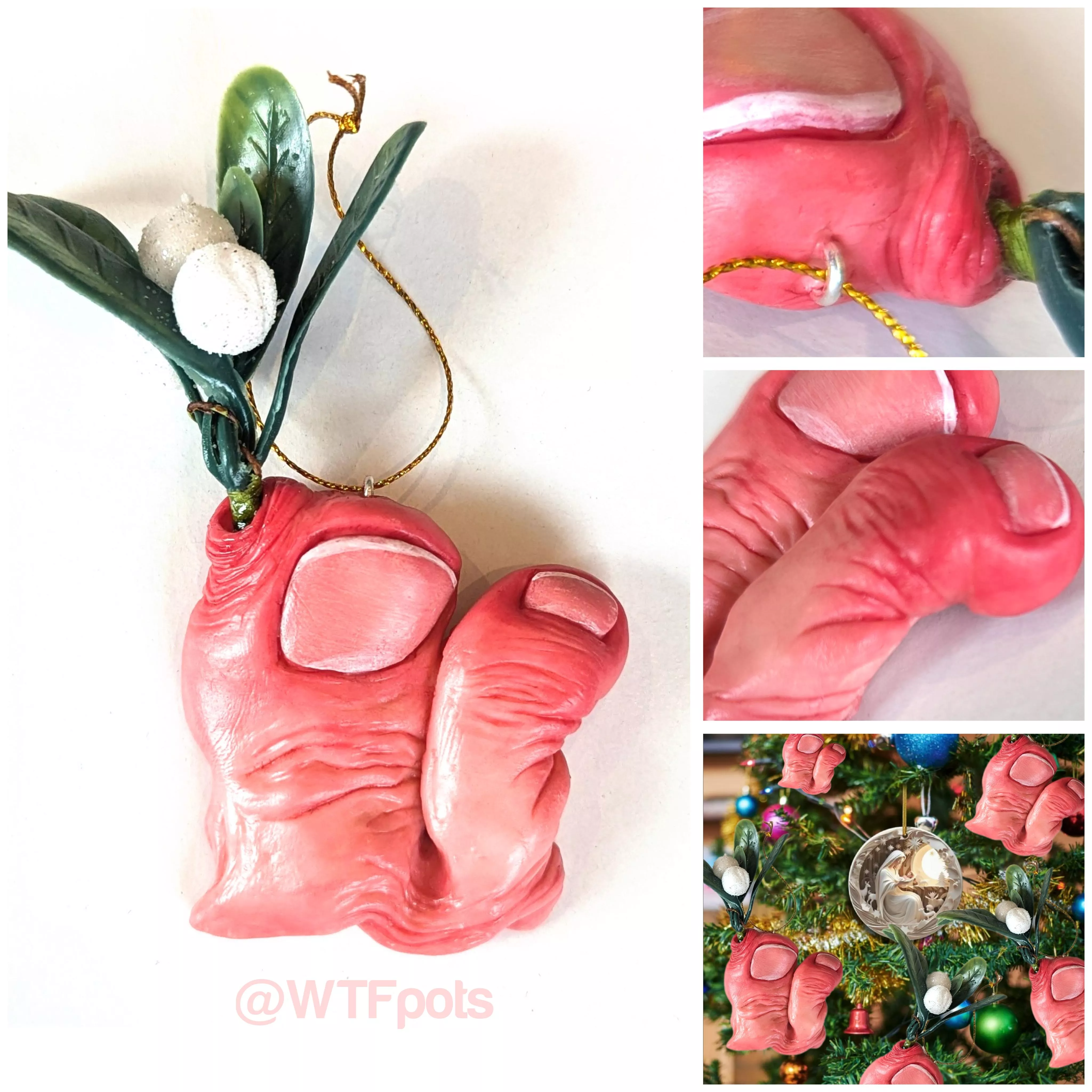 Who wants a lil smooch under my mistleTOES?