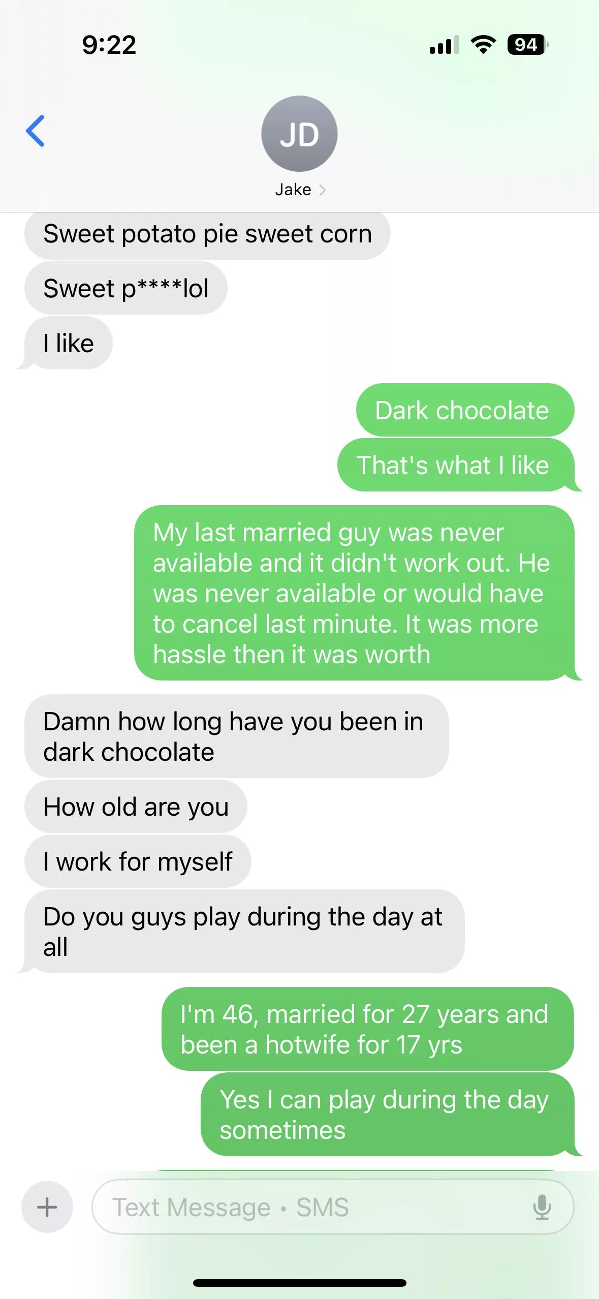 At least he told me in advance that he’s married - but I decided not to meet in person. Too complicated! 