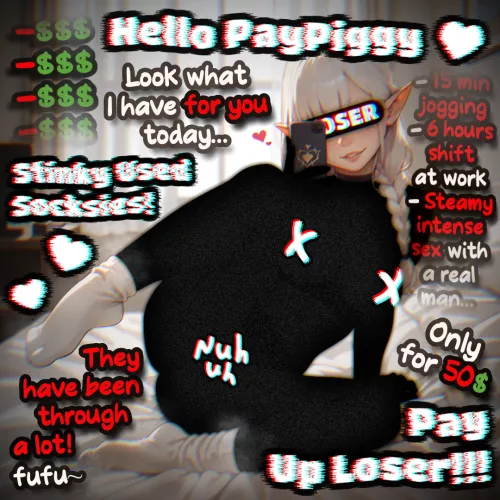 Drain your wallet for smelly used socks beta lol