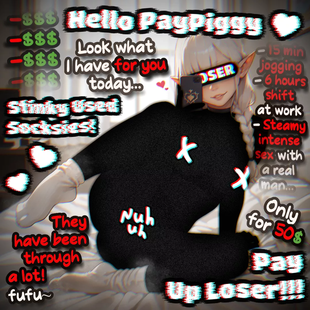 Drain your wallet for smelly used socks beta lol