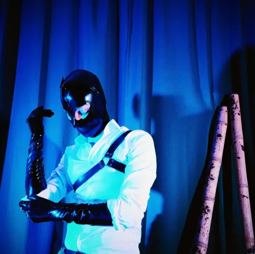 Getting ready! Love mix with latex and fabric from time to time!