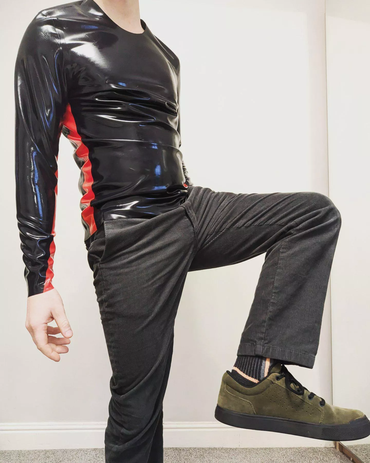 I just wanted you to see my new trainers.....