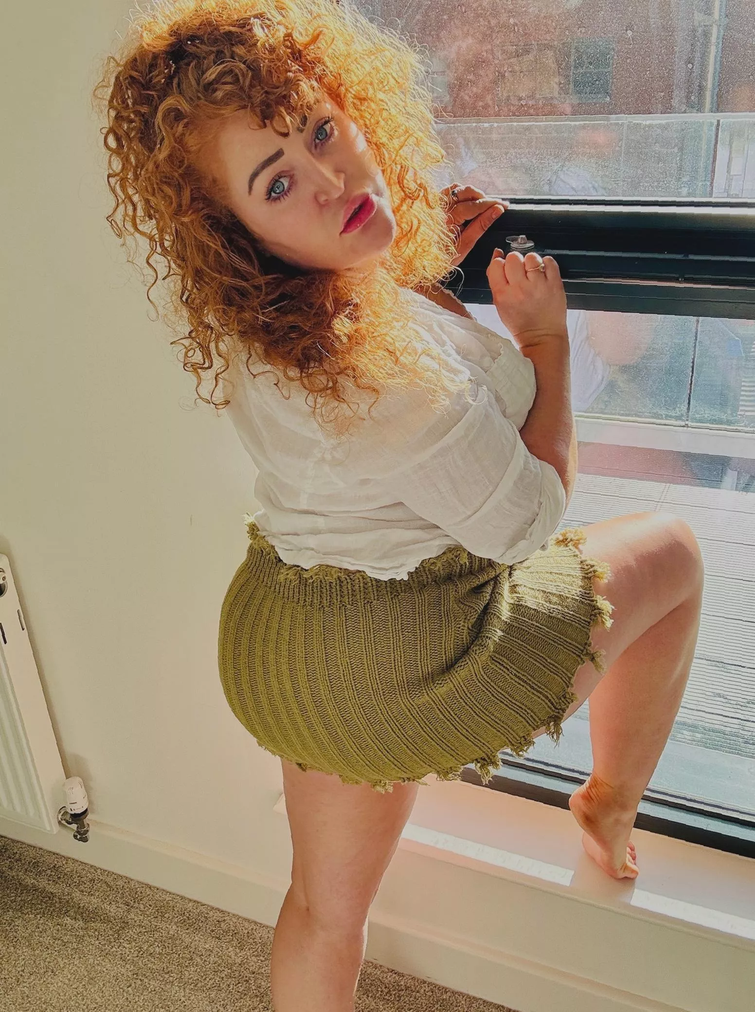 If I was any thicker I'd squeeze out of my dress