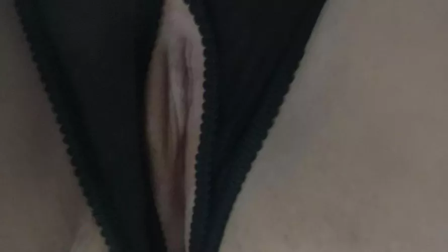 My favorite crotchless panties 