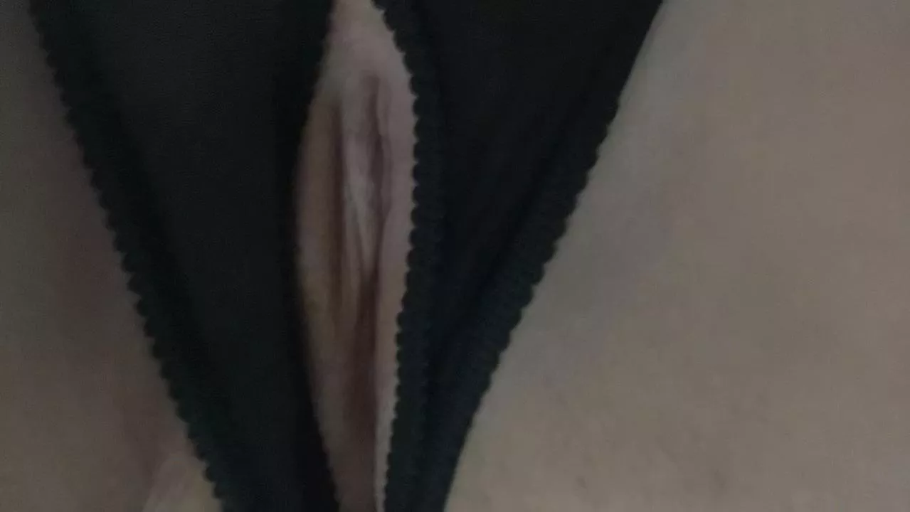 My favorite crotchless panties 