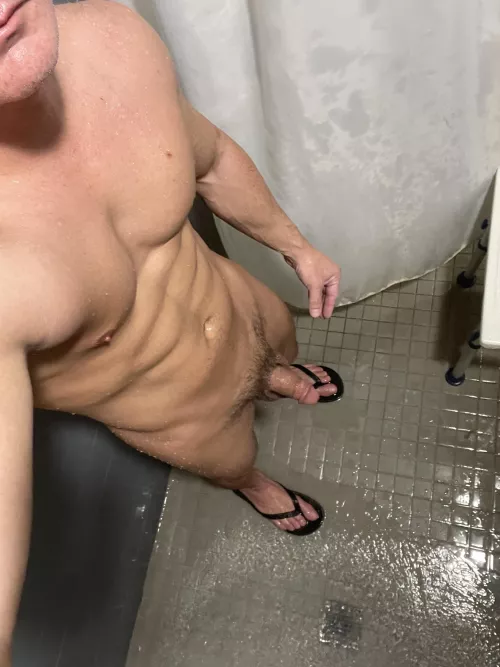 Typical gym shower pic 