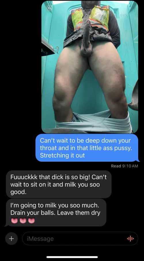 You think she’ll milk me dry? 