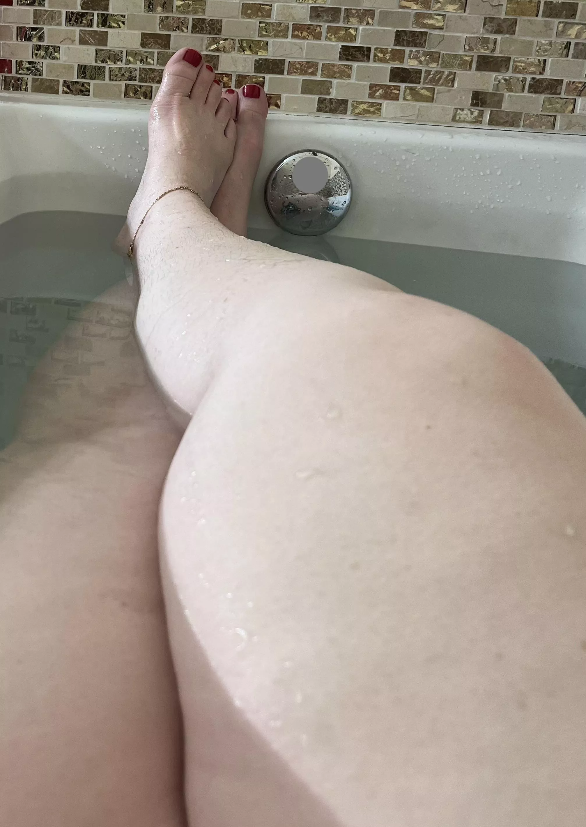 A Well Deserved Hot Bath - Enjoy!  I know I am...