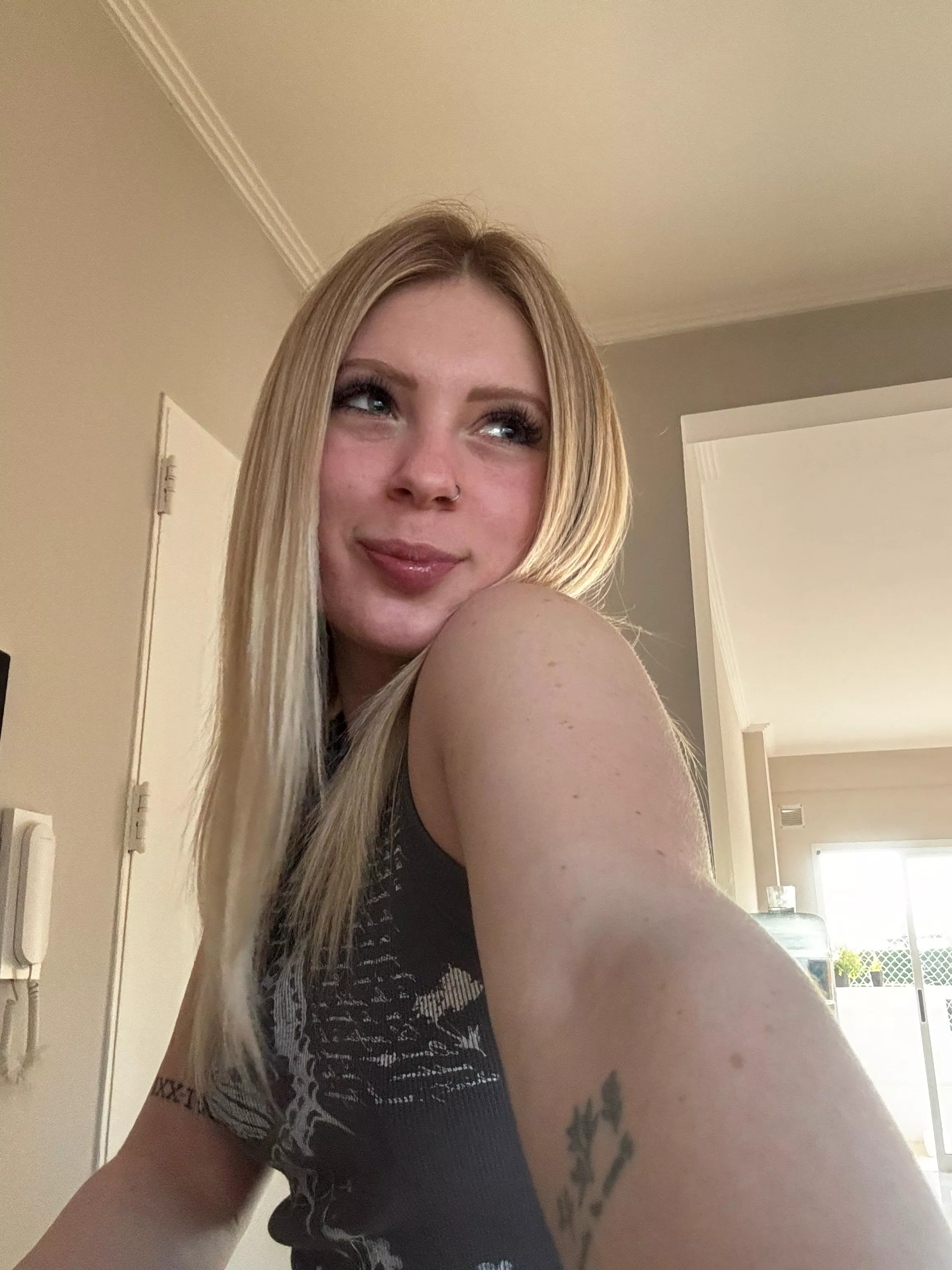 Any guys out there who can handle an 18yo blonde? 