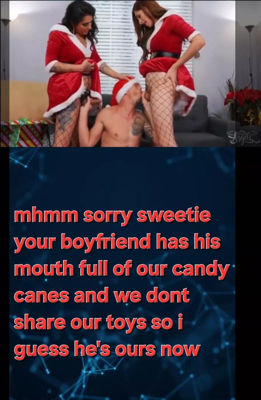 Can you the blame the man two naught mrs claus baddies with that girldick mhmm 