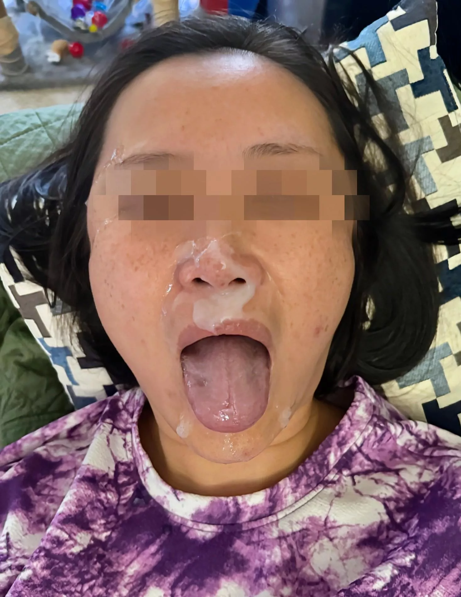 He used my mouth to cum and then left