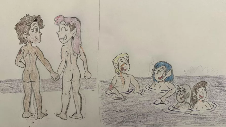 Here’s a drawing by 13mcjunkinm from my NSFW Owl House fanfic, Dear Blushing Cake.