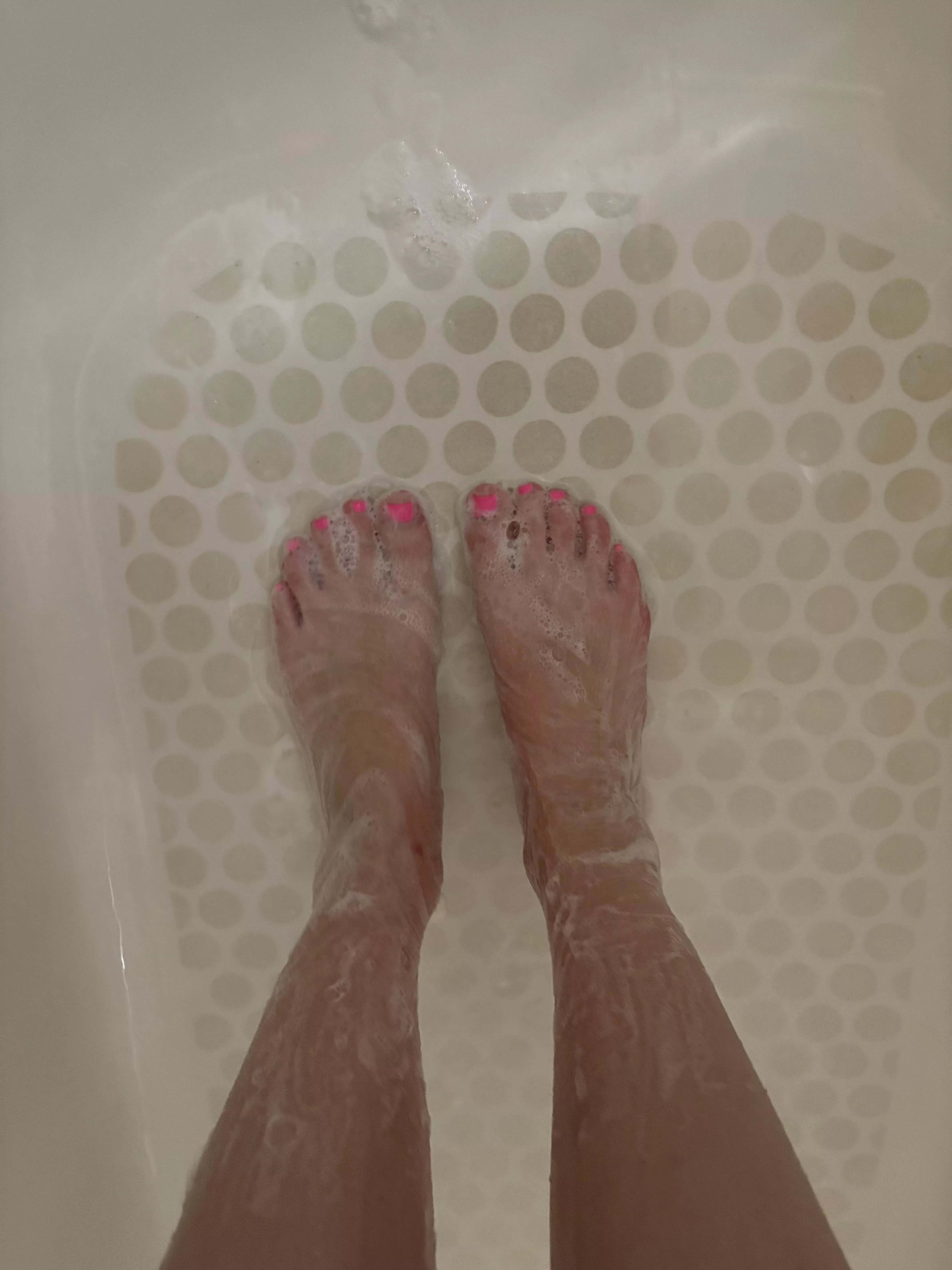 I love my soapy feet