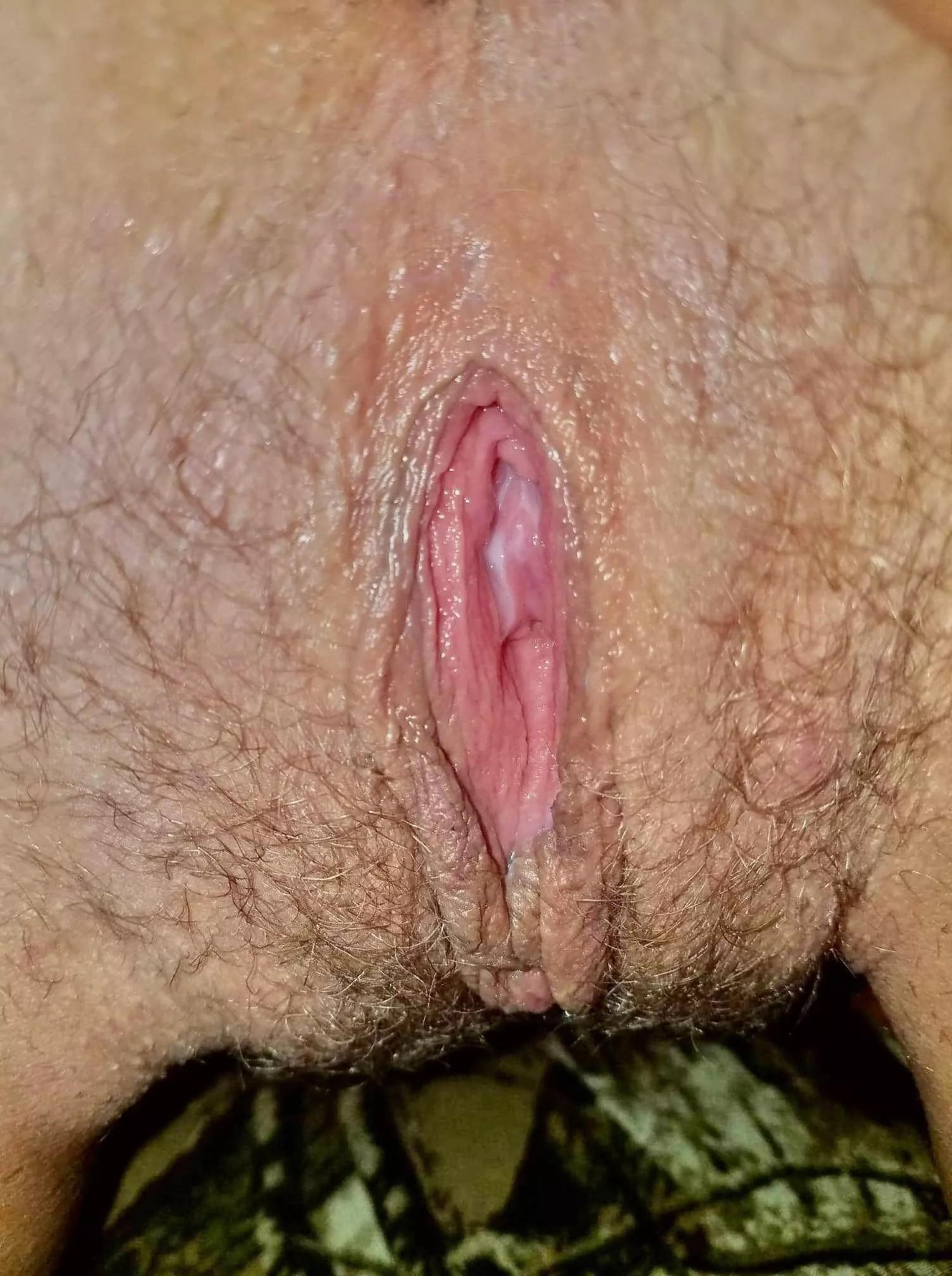 My wife’s little cummy pussy