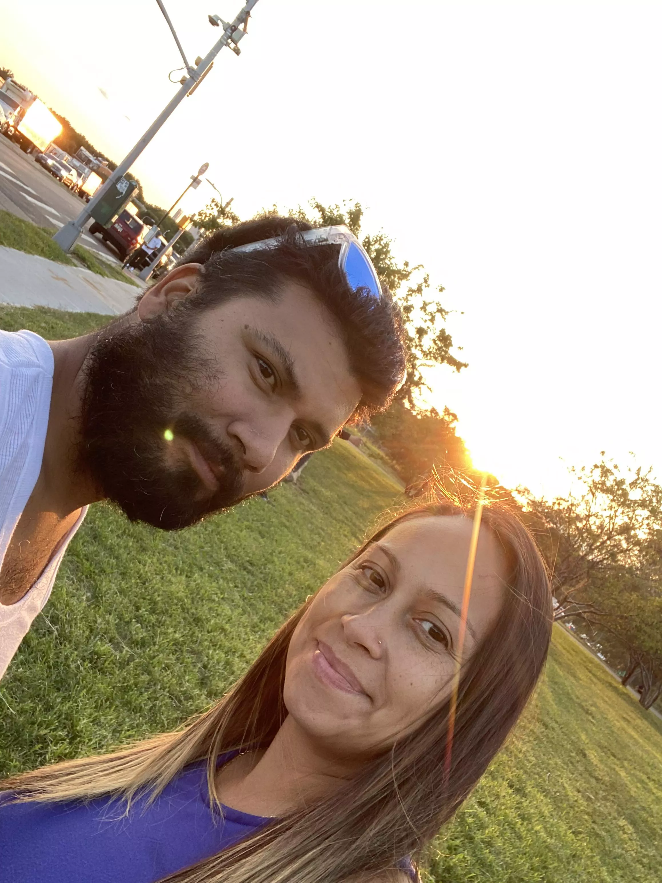 Not my step mom  but is indeed my real sister and I. 