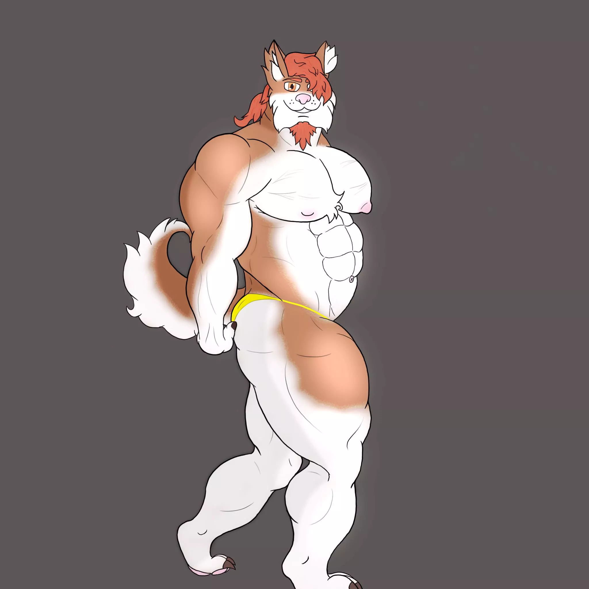 RoidPup posing for the fans! (artist is me!)