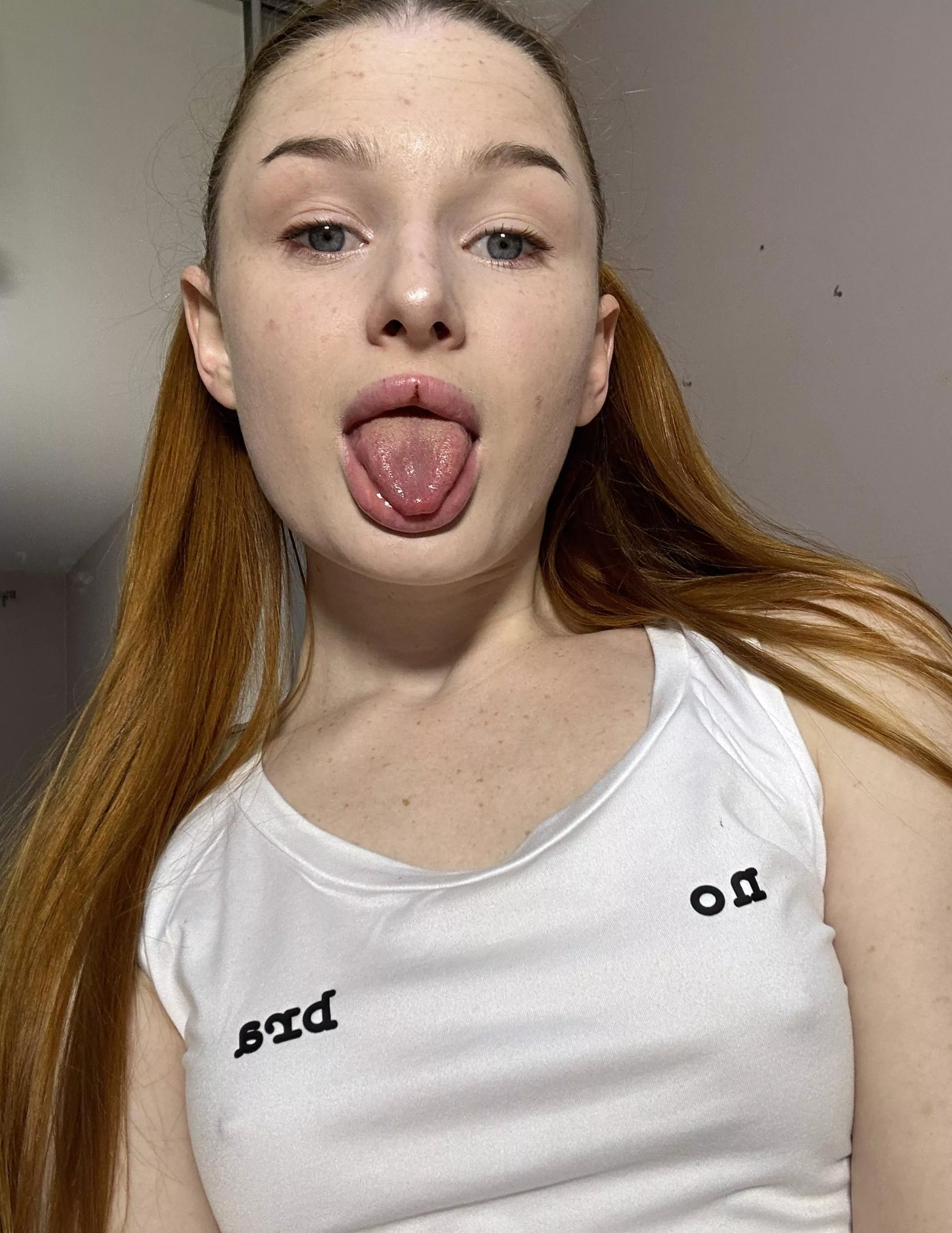 This top can no longer withstand the force of my nipples