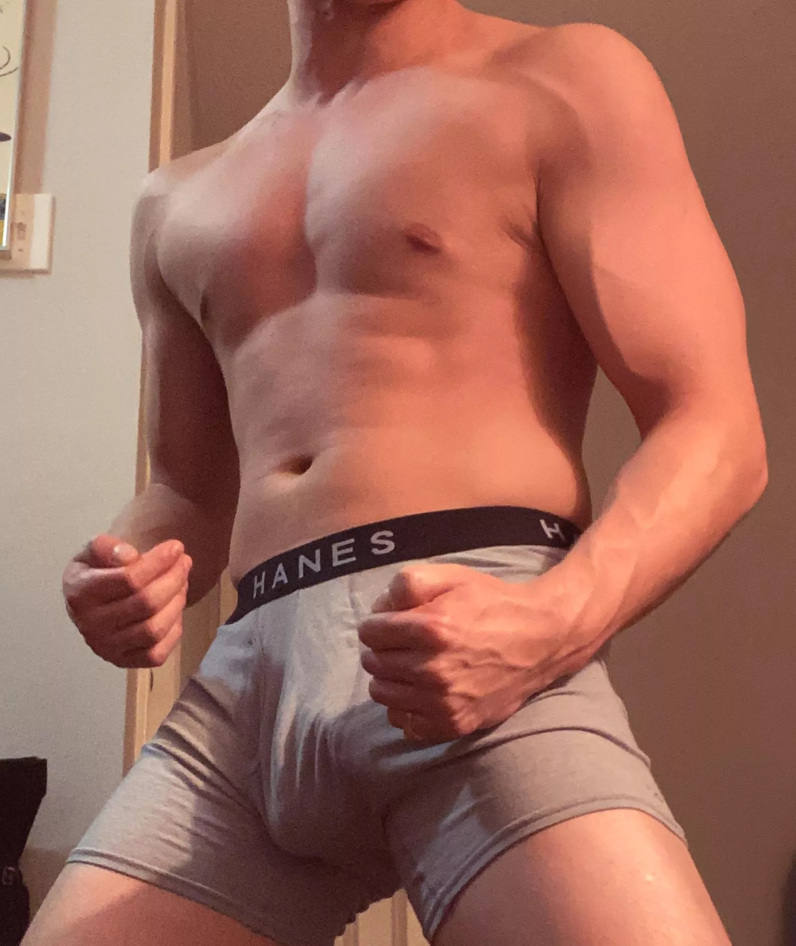 Waiting for you to take them off