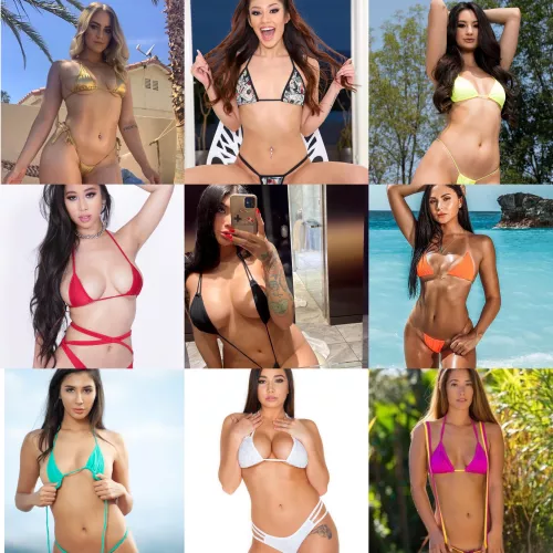 Which pornstar wears the best bikini?