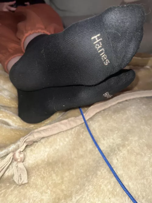 You can see the sweat 