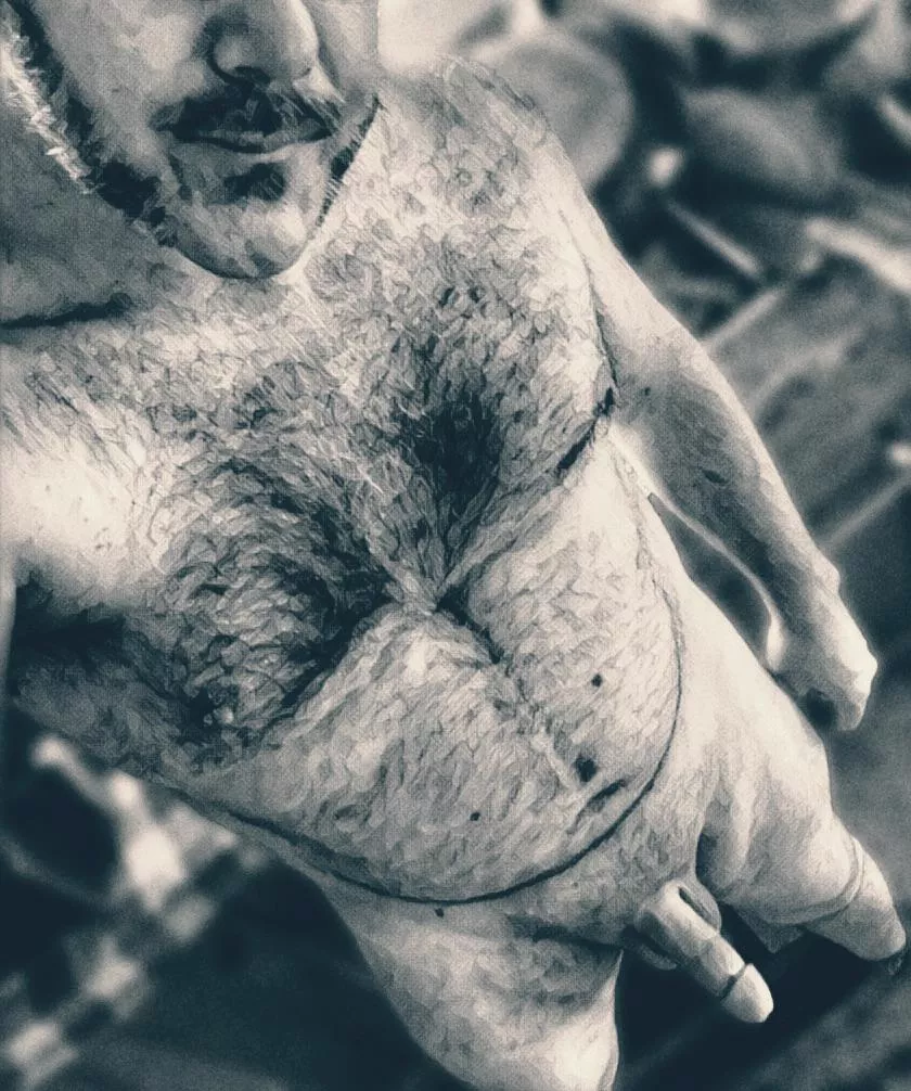 Afternoon chores, half mast 