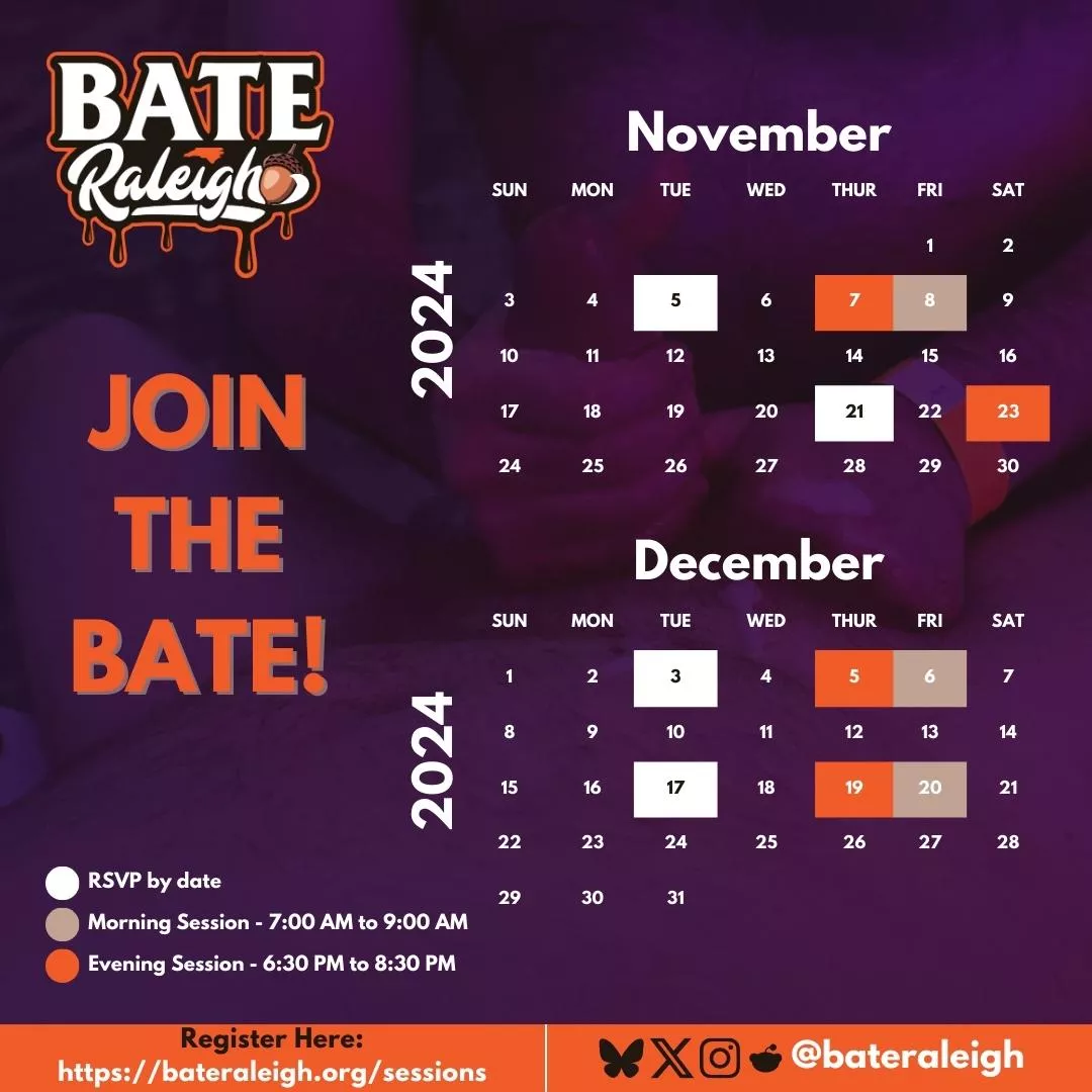 BATE: Raleigh Sessions!