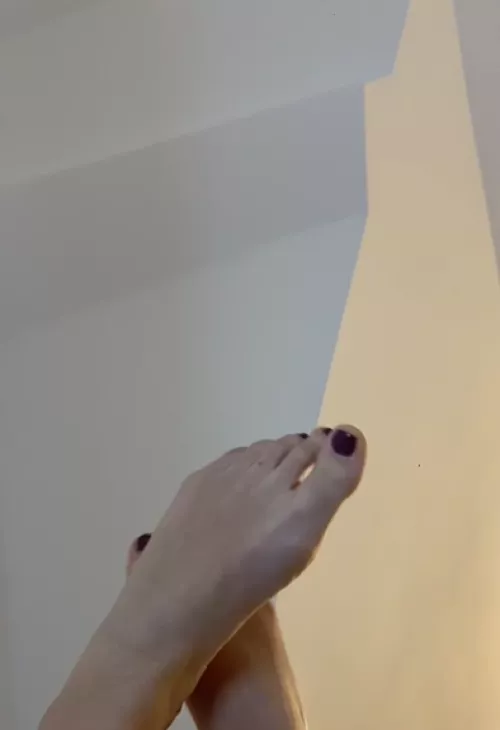 Be a good boy and clean my feet with your tongue