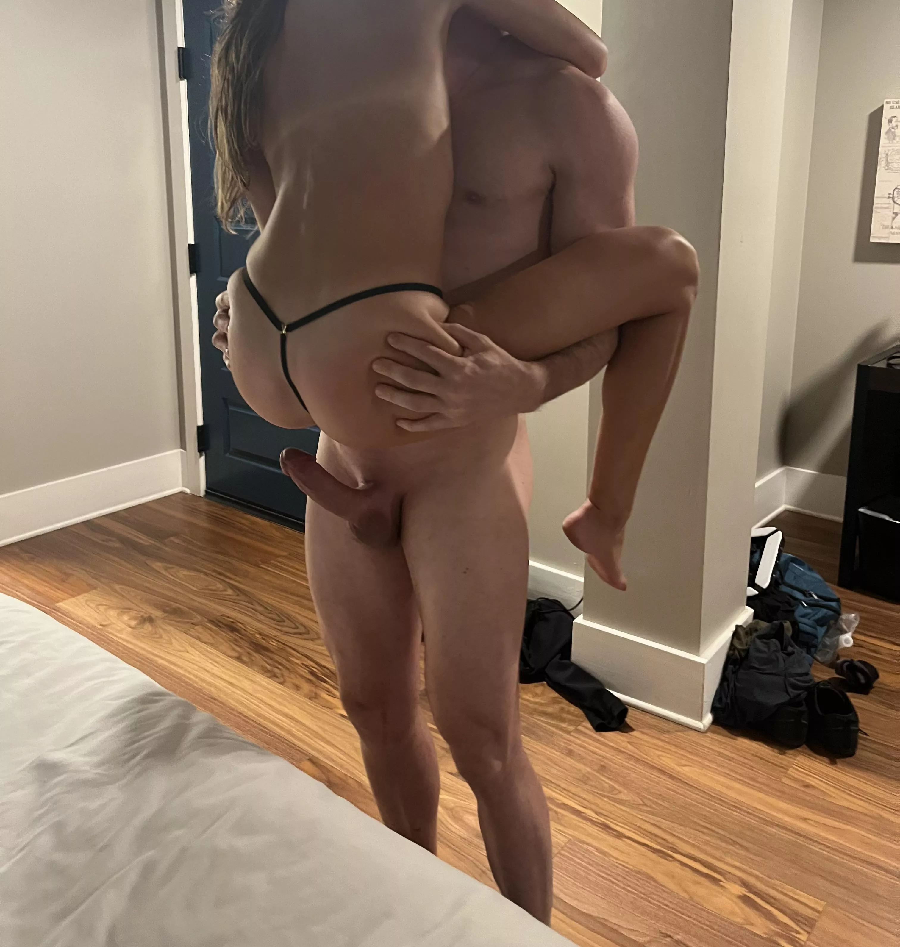 Before the threesome begins. 