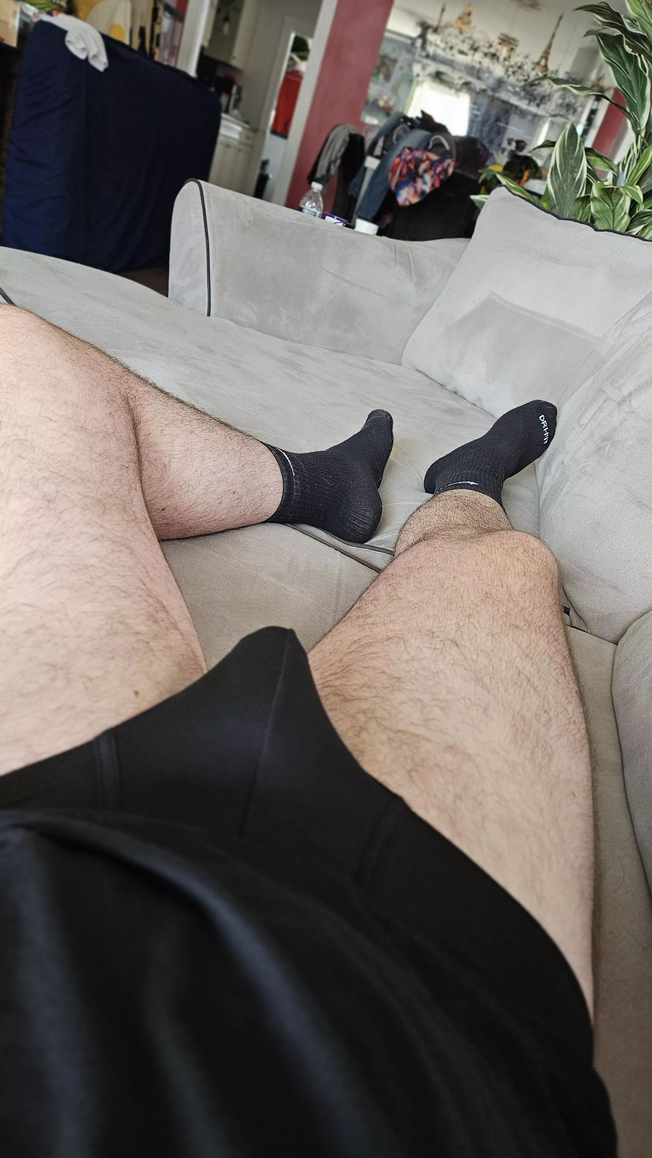 Black from head to toe today