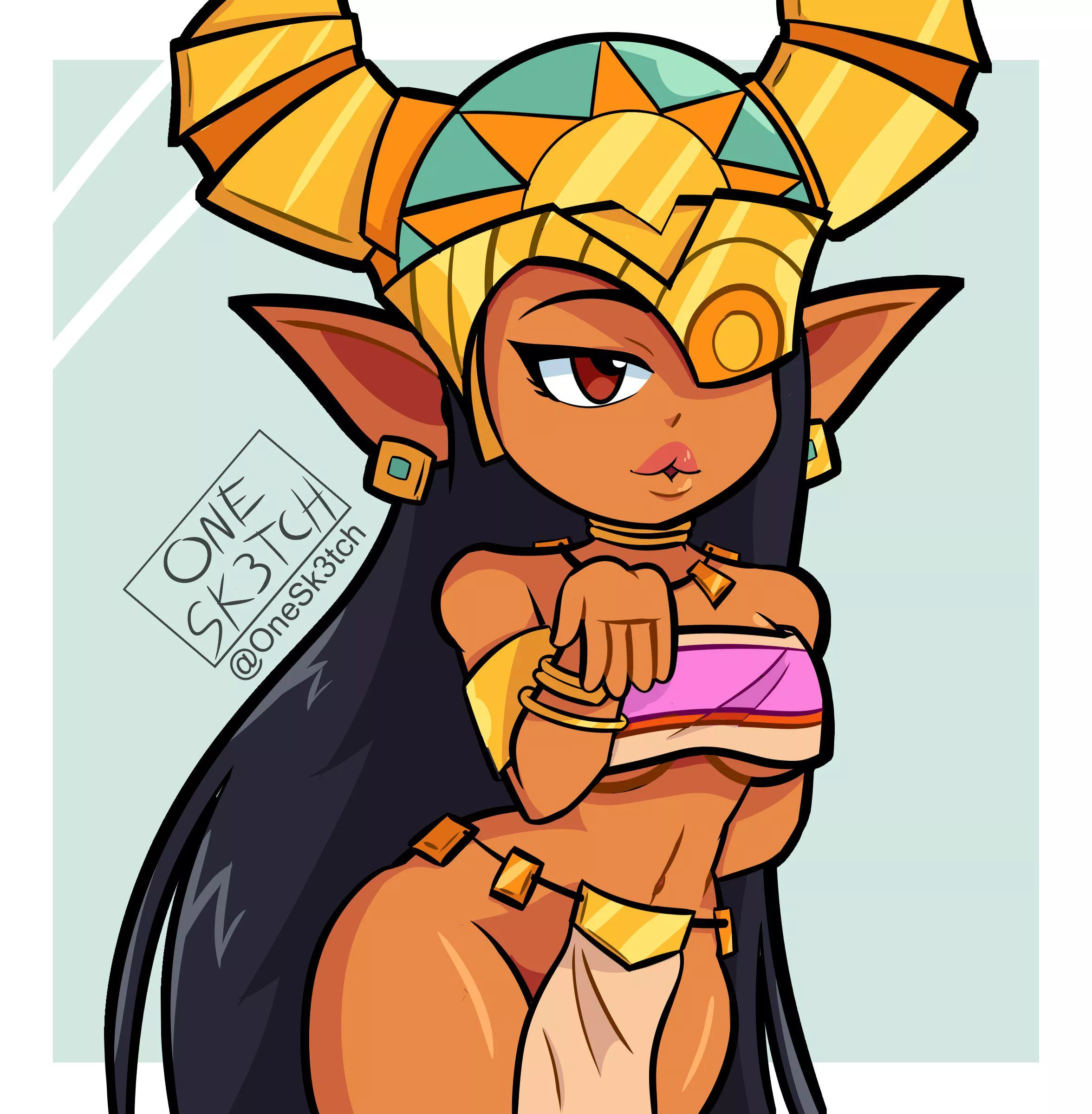 Chel and Midna fused  (OneSk3tch)