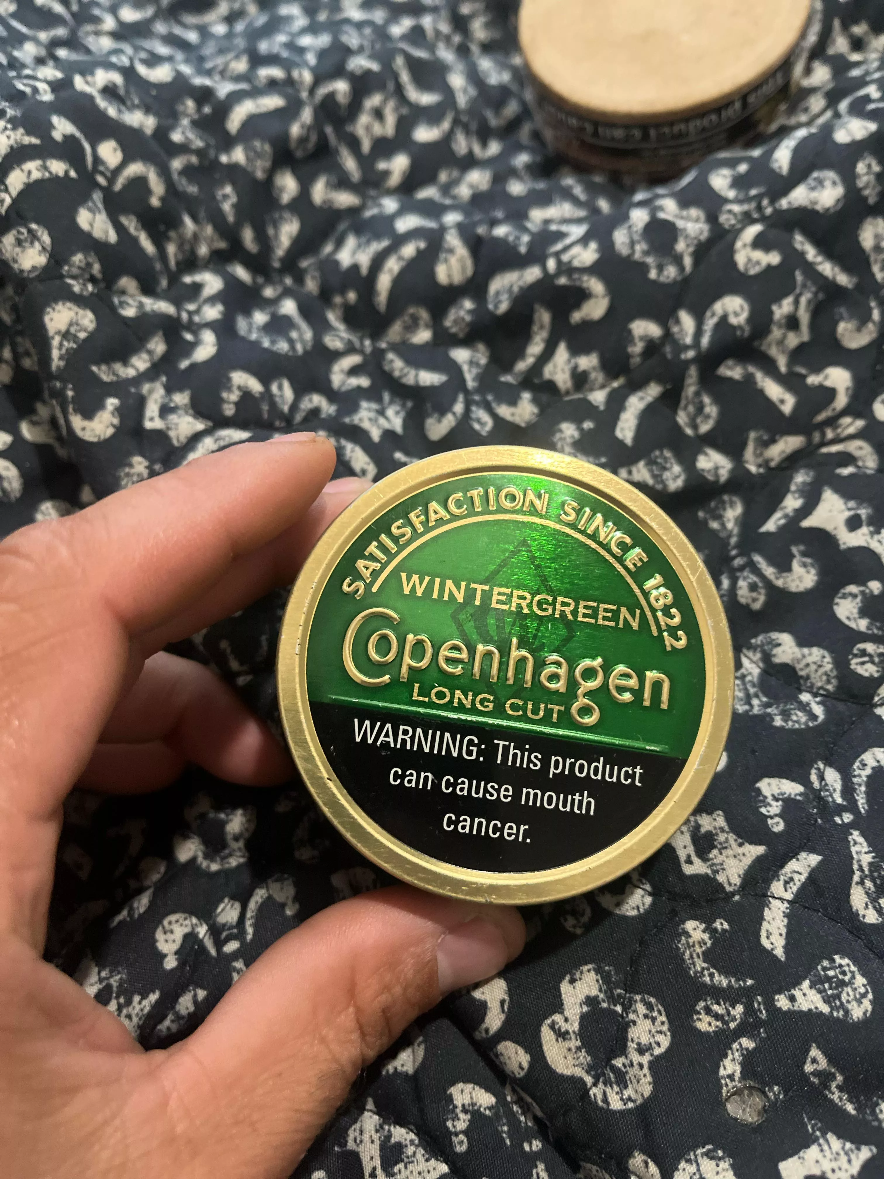 Dipping some cope wintergreen. I find myself coming back to this quite often