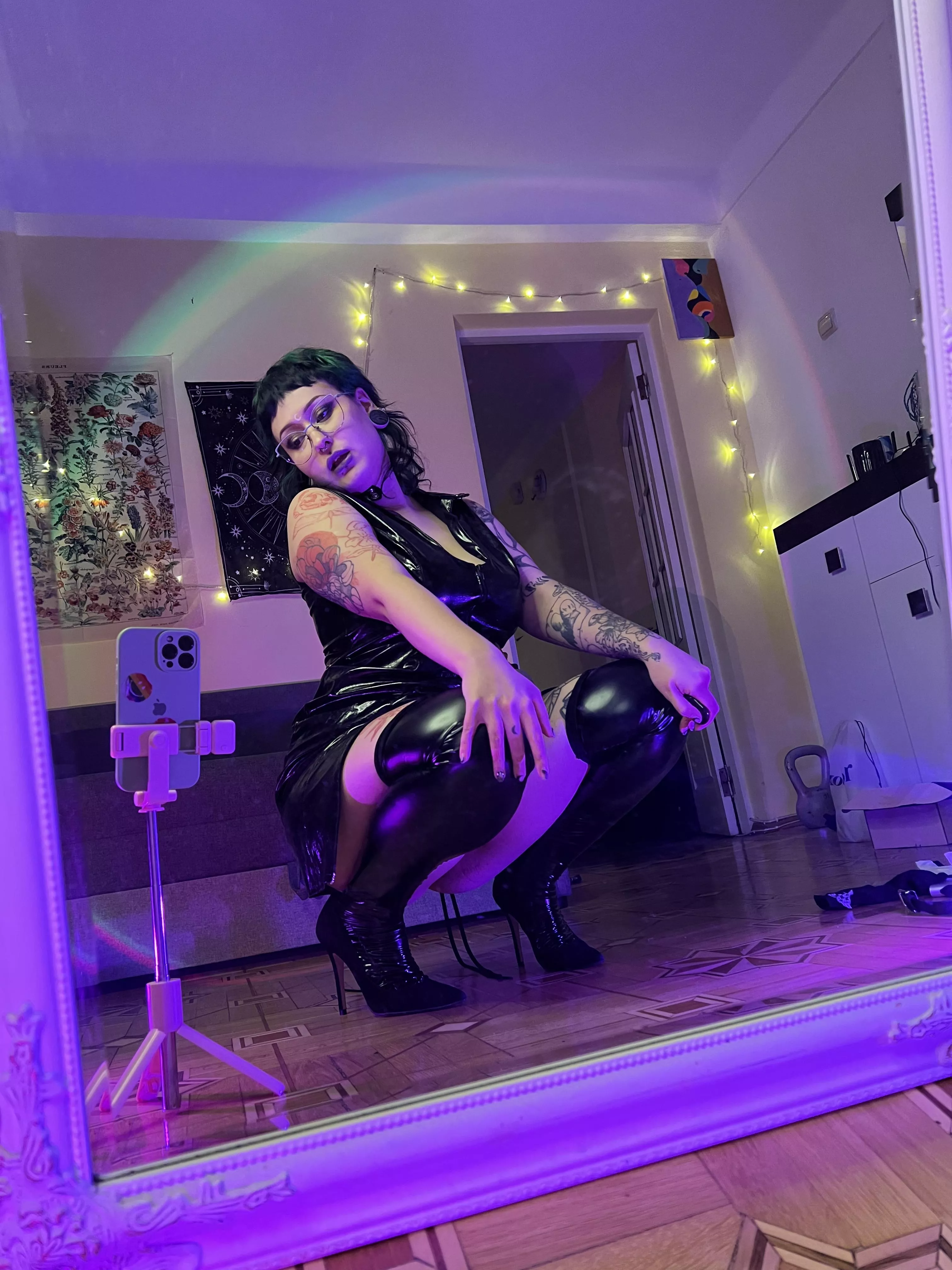 do you think I can turn you on in this pvc dress