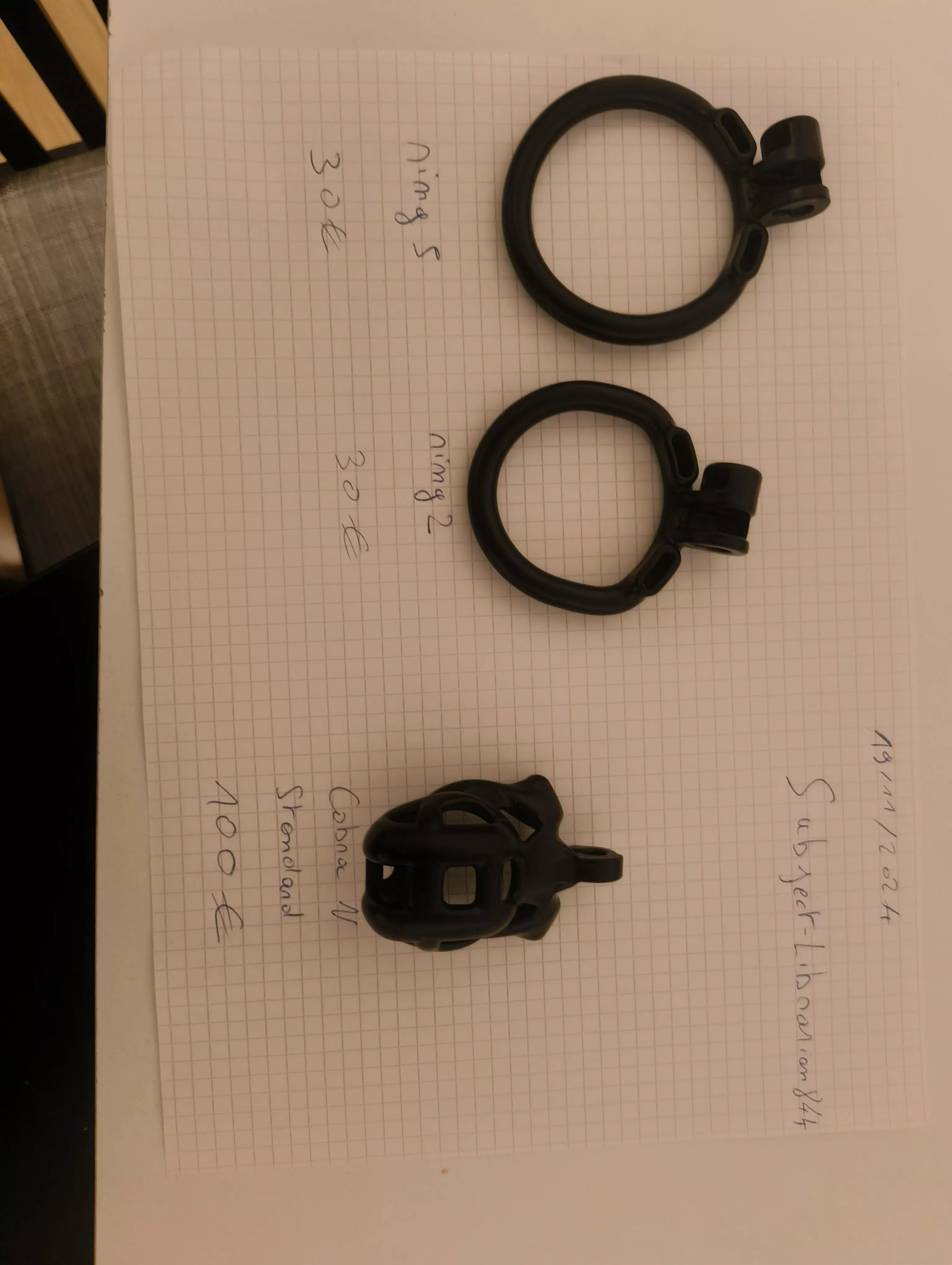 [EU] [SELL] cobra N standard, Ring curved size 5 and 2