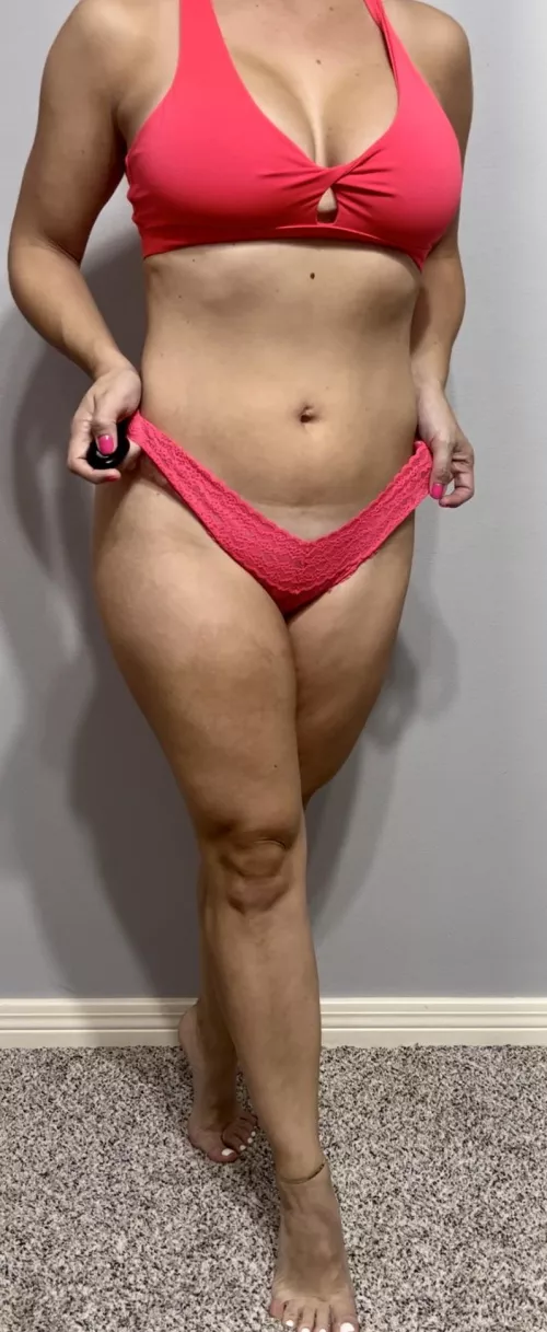 Fabletics sports bra & VS panties for the win!