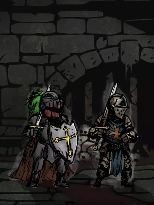 Grimm in the Darkest Dungeon.