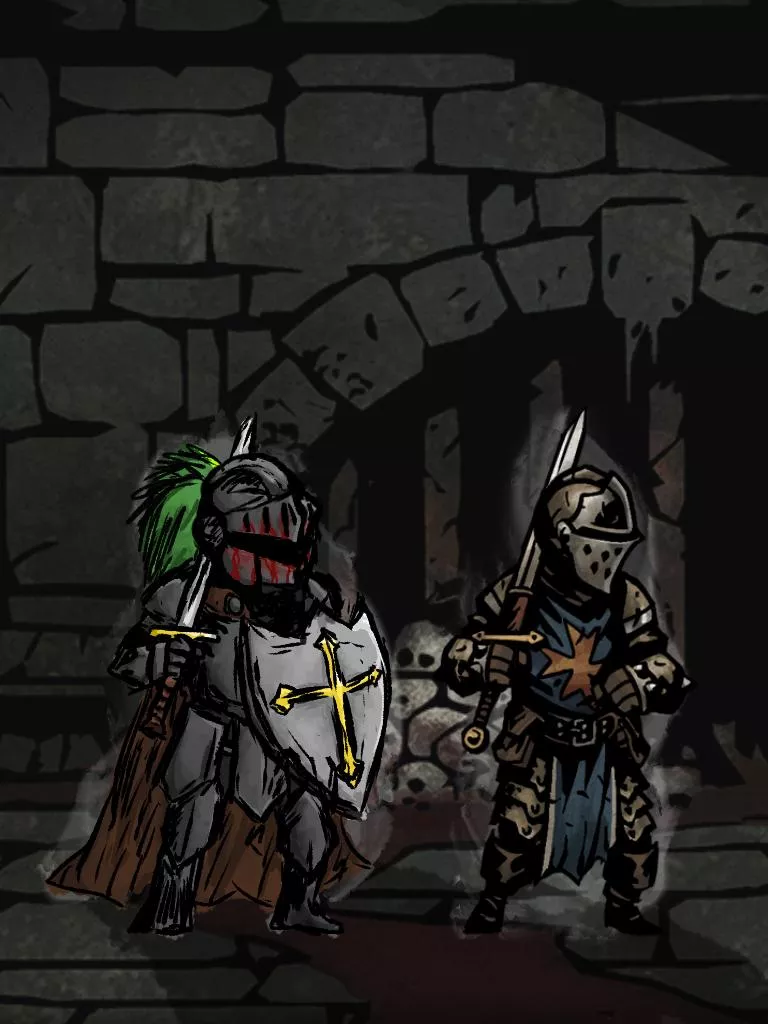 Grimm in the Darkest Dungeon.