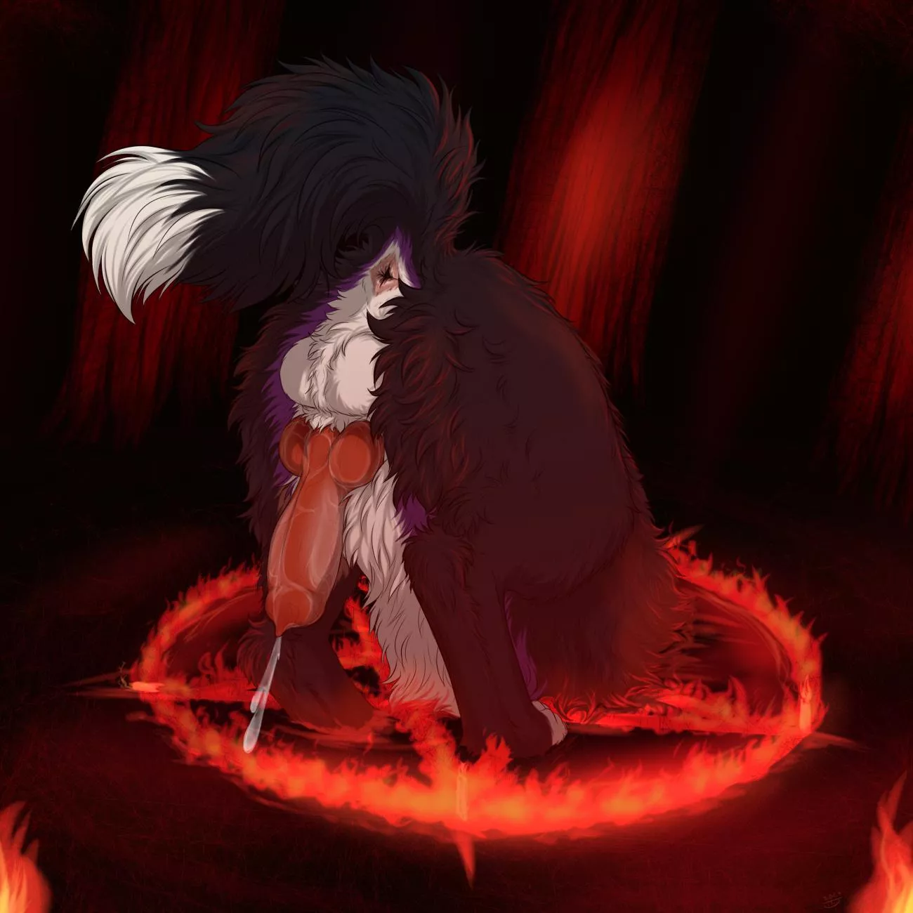 I couldn't resist licking this boy while he's like this! >:3 <3 by dorosheva-e