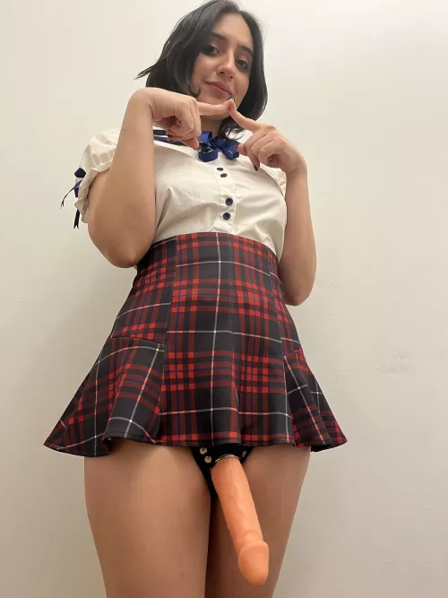 I have a surprise for you under my skirt