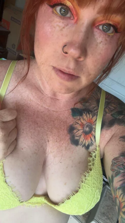 I like that my freckles make you twitch 