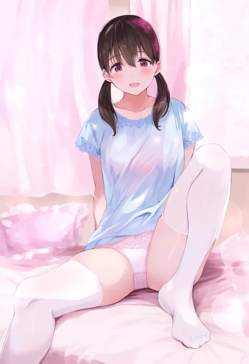 Inside your first GF's room