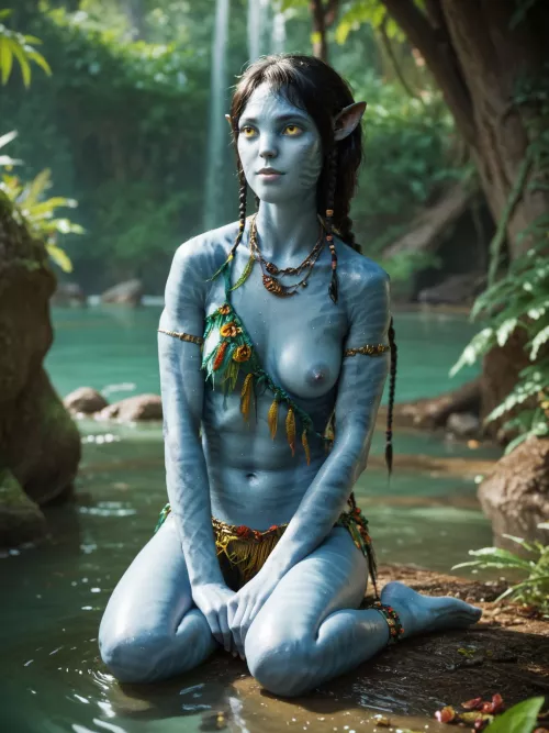 Kiri chilling by the lake (kimolakibu)