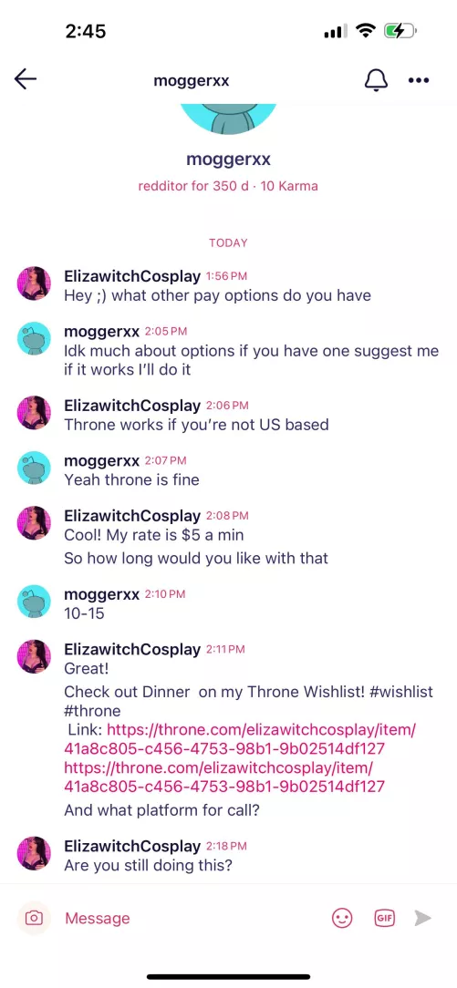 Moggerxx time waster 