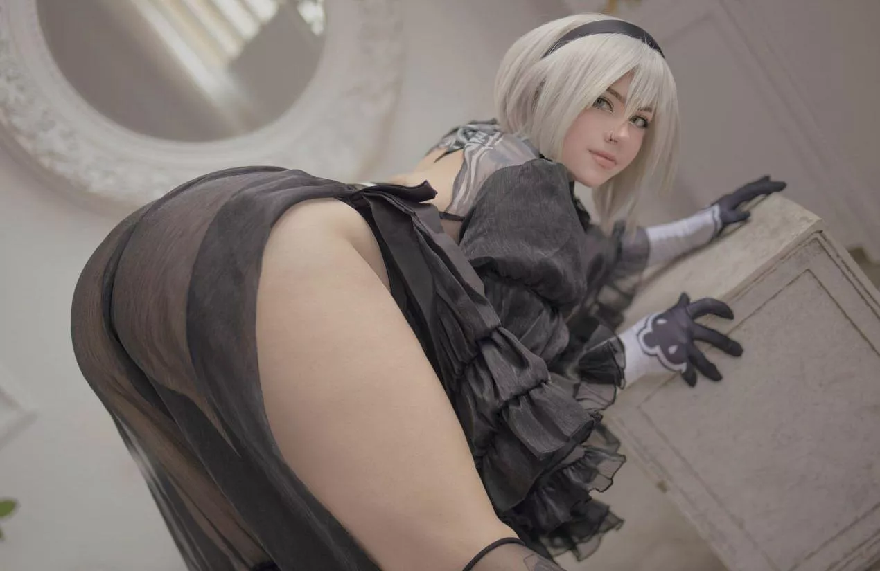 My 2B cosplay :3 (Kuroitsune) 