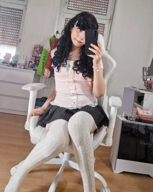 my dad always wanted a daughter so i became one :3