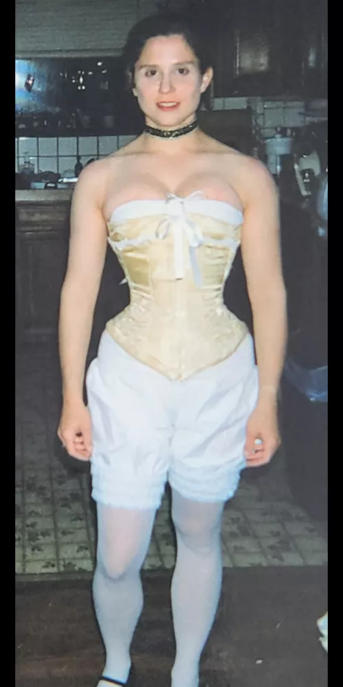 My wife's wedding day under garments. 