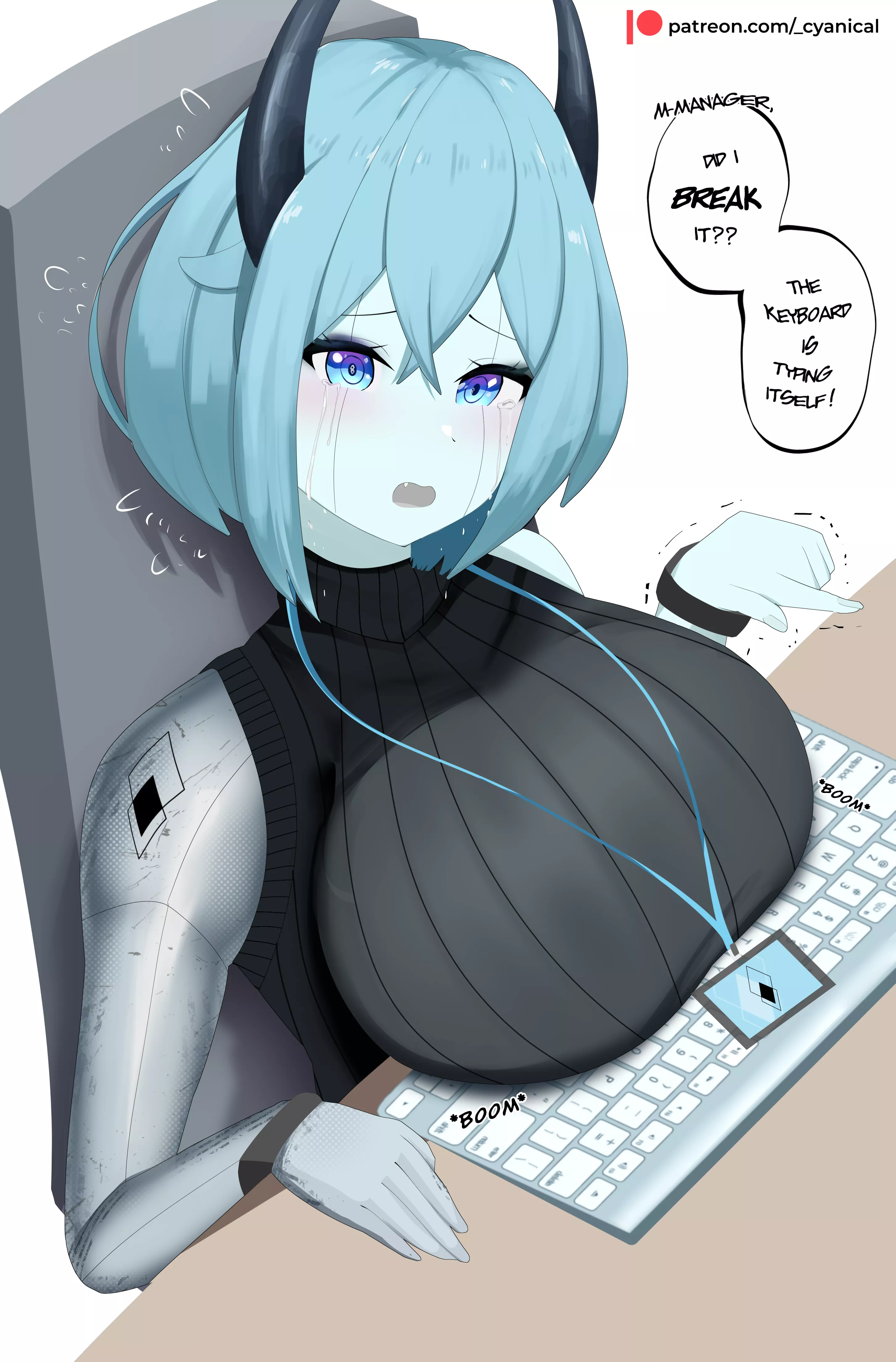 Office Lady Robogirl [OC]